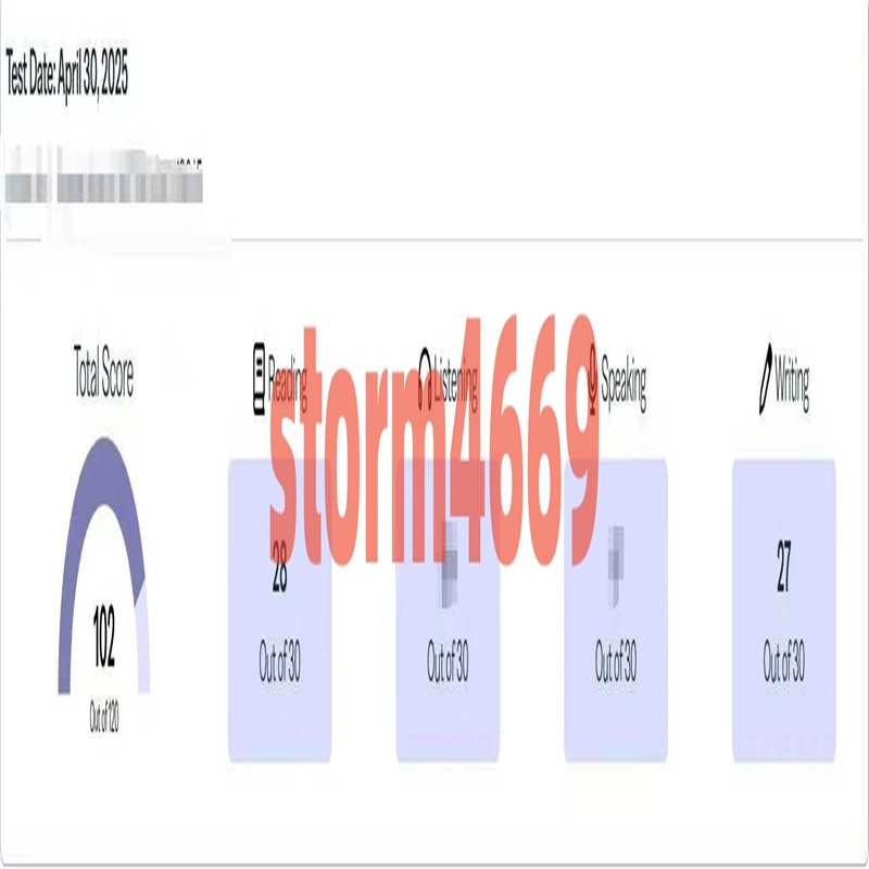 海南某同学托福面授出102分